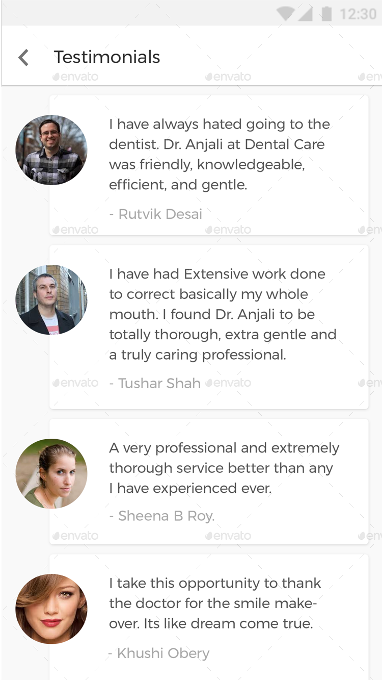 Online Doctor Appointment Booking App UI Kit Dentist Appointment App